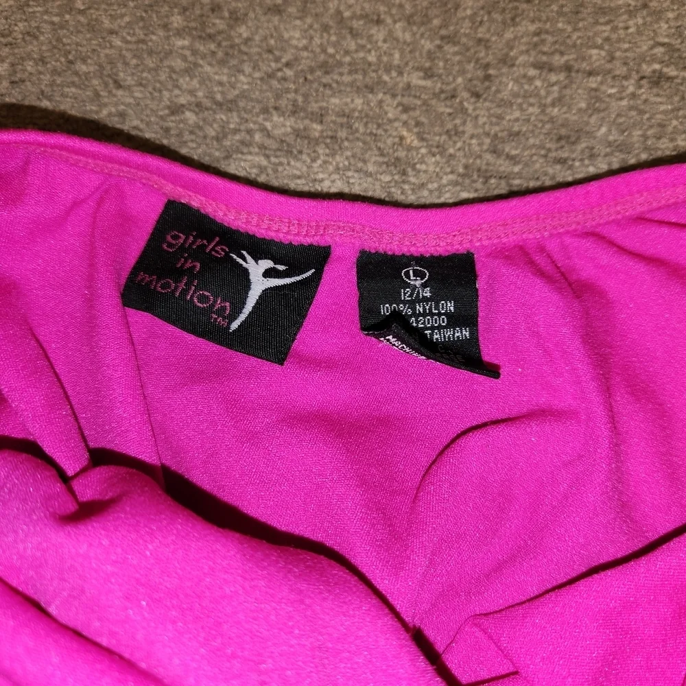 Girls In Motion Pink Kids Leotard